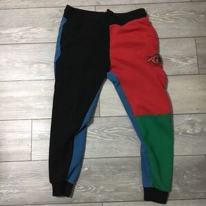 SNIPER GANG 1K Common Crew Co Color Block Jogger Sweatpants M